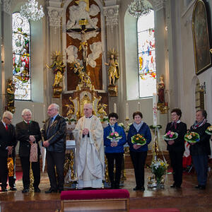 Ehrung langjähriger Kirchenchormitglieder