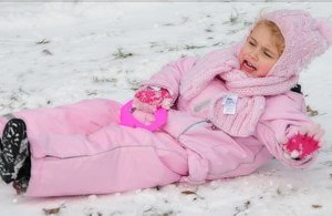 Schnee im Kindergarten