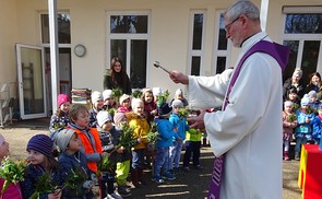 Segnung der Palmbuschen                    