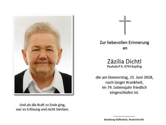 Zäzilia Dichtl