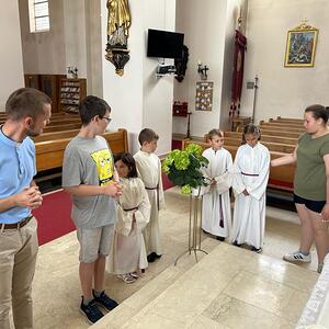 erste Ministrantenstunde