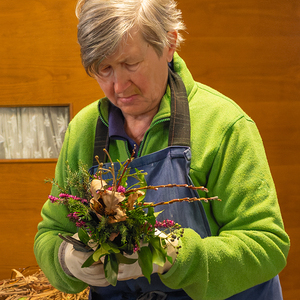 Palmbuschenbinden Pfarre Kirchdorf an der Krems