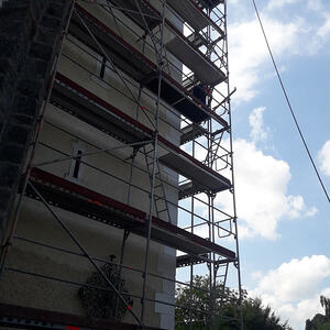 Impressionen von der Kirchturmsanierung