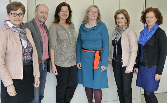 V. l.: Maria Hofstadler, Christian Pichler, Christine Wolfmayr, Gudrun Wolfschwenger, Ulrike Kneidinger, Sylvia Zellinger