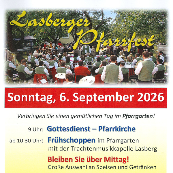 Pfarrfest 2026, Pfarre Lasberg