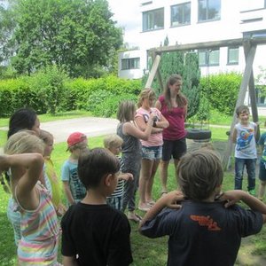 Zelten im Pfarrgarten