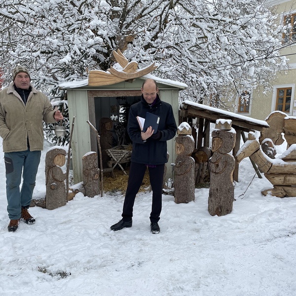 Segnung der Gildekrippe