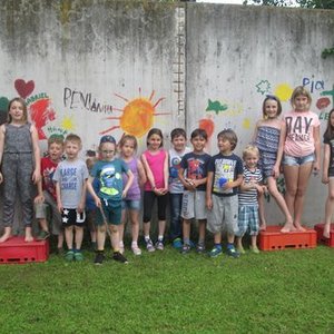 Zelten im Pfarrgarten