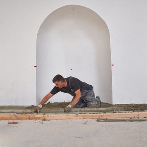 Estrich Kirchenschiff