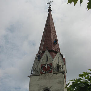 Beginn Kirchturmsanierung