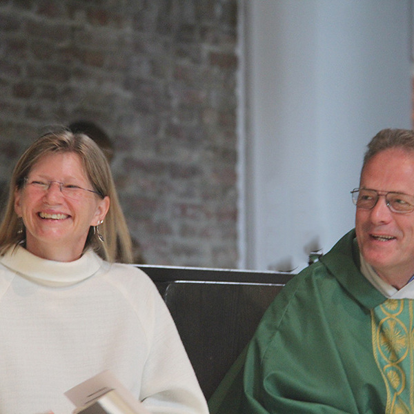 Pastoralvorständin MMag.a Maria Fischer und Pfarrer Mag. Franz Asen 