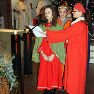 Sternsinger bei den Gottesdiensten