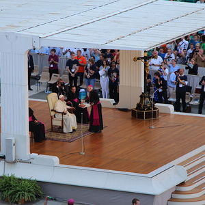 Ministrant*innen-Romwallfahrt 2018 - Papstaudienz am Petersplatz