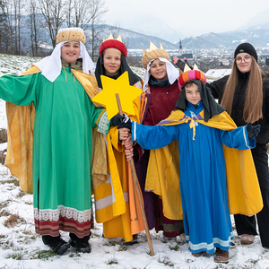 Sternsinger unterwegs in Kirchdorf/Krems