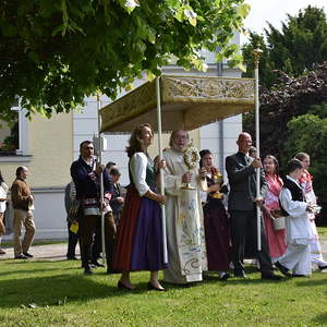 Prozession zu Fronleichnam