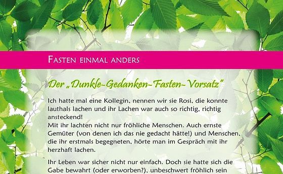 Impuls zur Fastenzeit März 2022