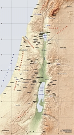 Testament altes landkarte israel Israel und