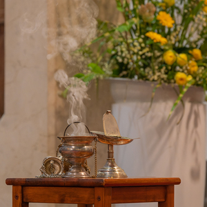 Dankefest Pfarre Kirchdorf an der Krems, Bild: Weihrauch beim Gottesdienst Samstag abends