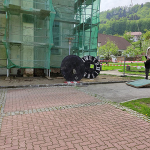 Alte Ziffernblätter sind abmontiert