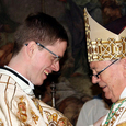 Bischof Ludwig Schwarz weiht P. Matthäus Kern zum Diakon