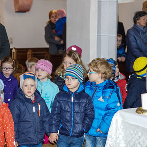 Liebstattsonntag mitgestaltet vom Kindergarten
