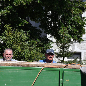 an der Mauer am 2. Tag