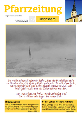 Pfarrzeitung Weihnachten 2022