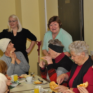 Frühstück, von unserer Kfb organisiert