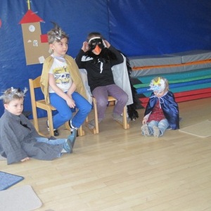 Fasching, Vogelhochzeit im Kindergarten