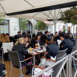 Fronleichnamsprozession auf Rädern