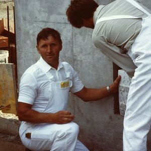 Kirchenbau - eingescannte historische Dias