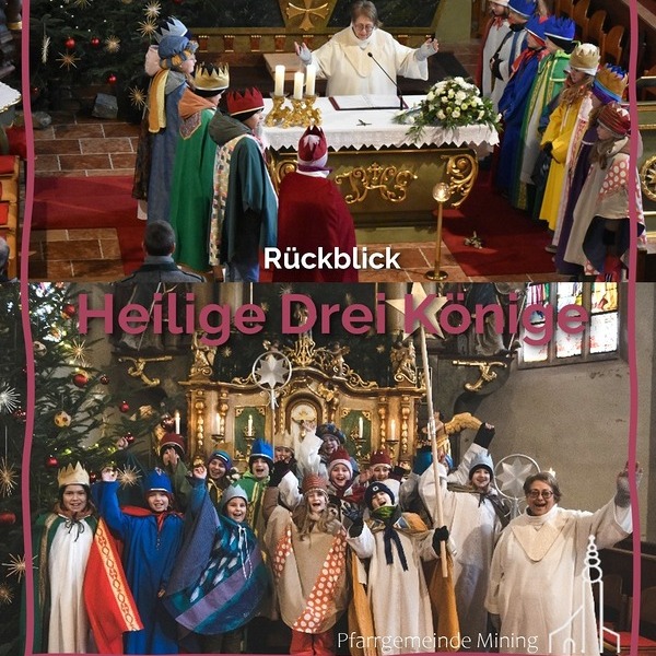 Sternsingen in Mining