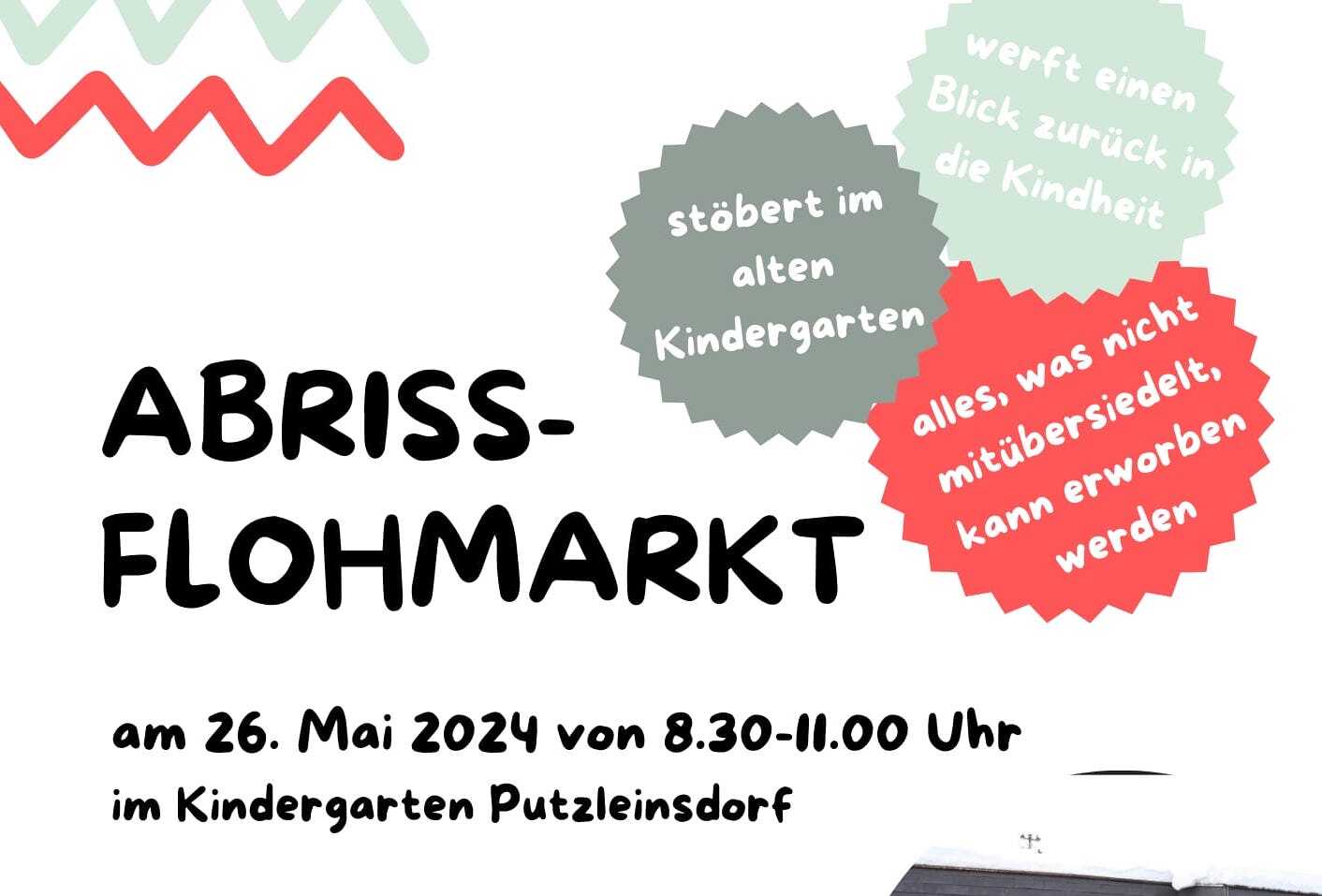 Flyer Abrissflohmarkt