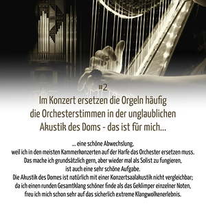Frage Nr. 2: Im Konzert ersetzen die Orgeln häufig die Orchesterstimmen in der unglaublichen Akustik des Doms - das ist für mich...