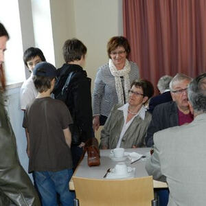 Vorstellung der Firmlinge und Pfarrcafé