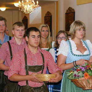 Erntedankfest mit Pfarrfoto