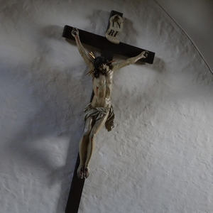 Kreuz in der Nußdorfer Kirche...