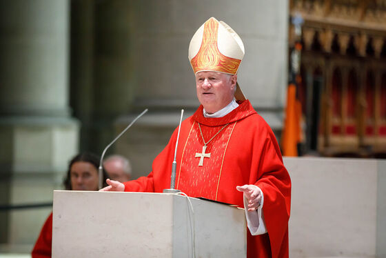 Predigt Manfred Scheuer / © Diözese Linz / Hermann Wakolbinger Bischof Manfred Scheuer bei der Predigt.