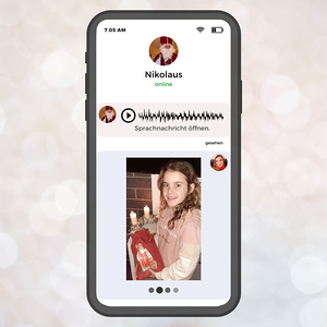 Audiobotschaft vom Nikolaus an Rosalie