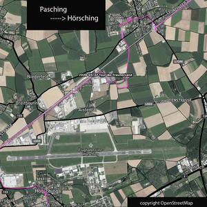 Weg 2: Pasching-Hörsching