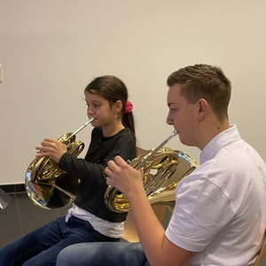 Theresa und Lukas unser Turmbläser