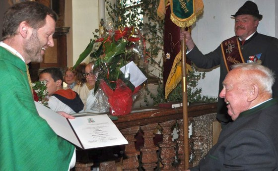 70-jähriges Dienstjubiläum unseres Mesners