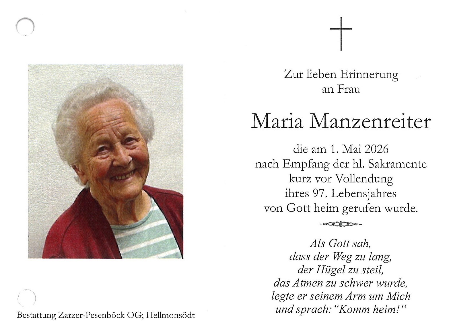 Unsere Verstorbenen / privat