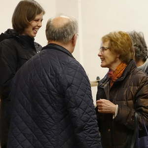 Franziska Leuschner und Wolfgang Kreuzhuber mit Teilnehmerin beim Ökumenischen Orgelseminar in Rutzenmoos