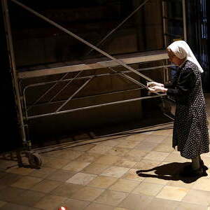 Polieren im Mariendom