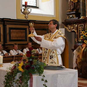 Erntedankfest mit Pfarrfoto