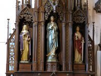 Heiligenfiguren: Maria, Hl. Anna, Hl. Barbara