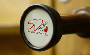 Registerzug zu „50 Jahre Rudigierorgel“