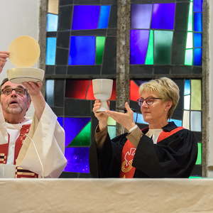 Pfingstgottesdienst der evangelischen und katholischen Kirchengemeinden