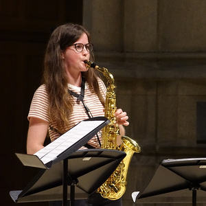 Probe für RAUMKLANG | SAX IN THE CITY im Mariendom Linz